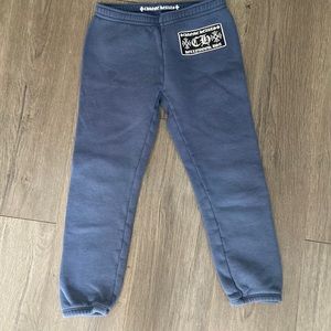 Blue sweatpants. Size 6y. Unisex